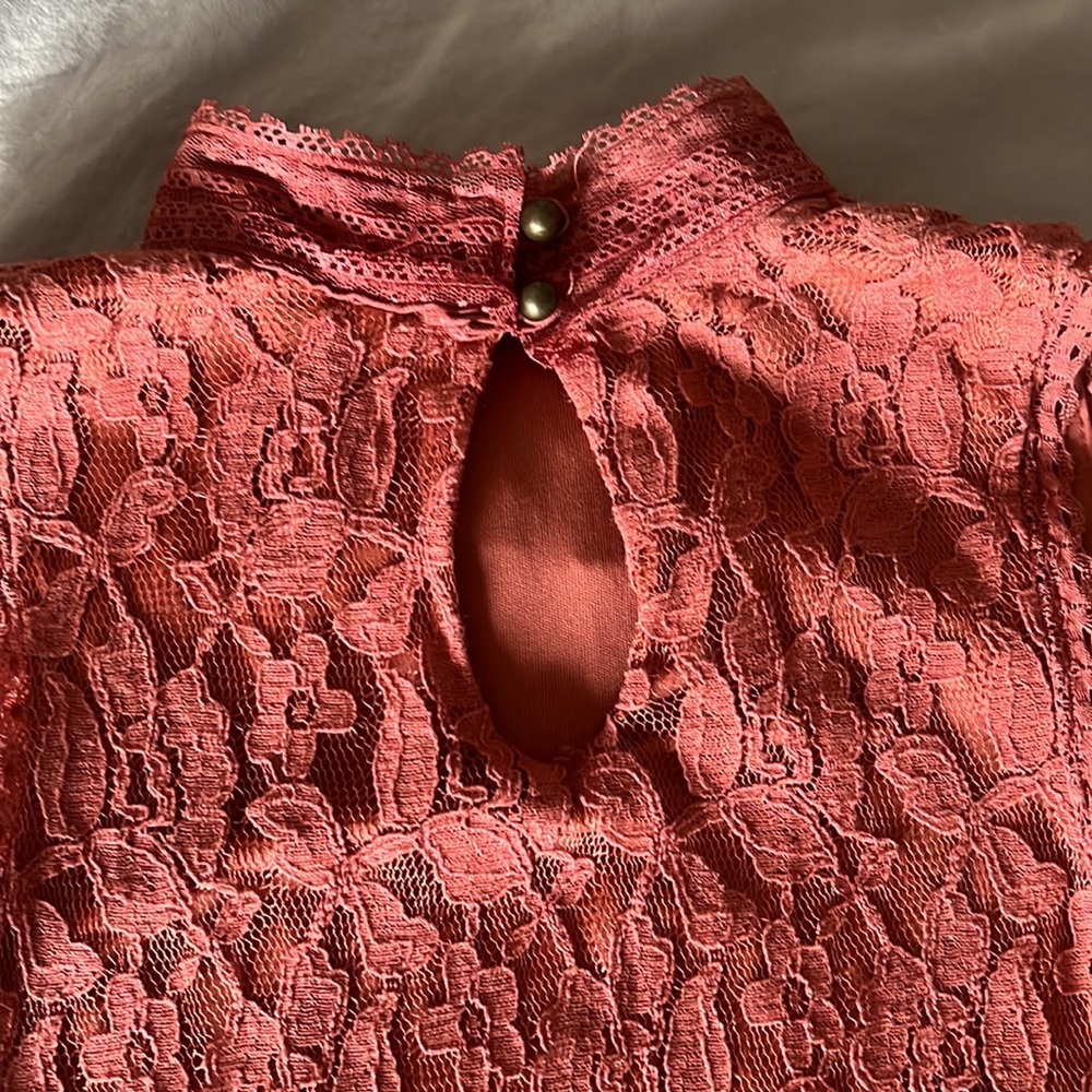 Xhilaration Lace Dress with Slip - Picture 4 of 7